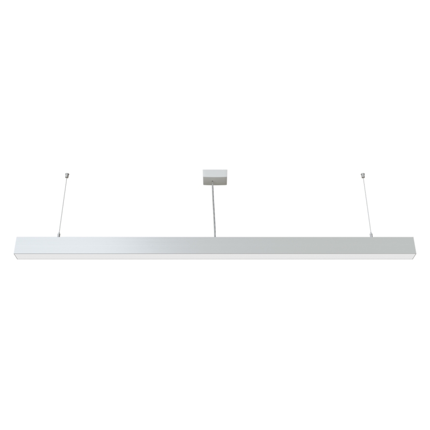 APLED - Candelabro suspenso LED LOOK LED/58W/230V 4000K 150 cm prateado