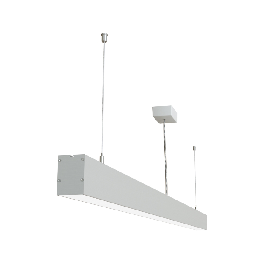 APLED - Candelabro suspenso LED LOOK LED/58W/230V 4000K 150 cm prateado