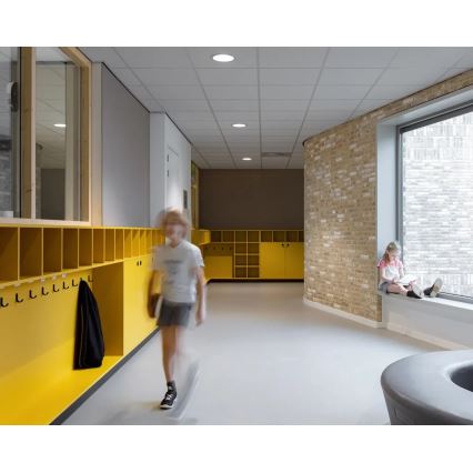 APLED - Foco de encastrar de casa de banho LED RONDO LED/24W/230V IP41 300 mm branco