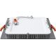 APLED - Foco de encastrar de casa de banho LED SQUARE LED/12W/230V IP41 170x170 mm