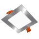 APLED - Foco de encastrar de casa de banho LED SQUARE LED/6W/230V IP41 110x110 mm
