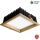 APLED - Foco de encastrar LED SQUARE WOODLINE LED/12W/230V 3000K 17x17 cm carvalho madeira maciça