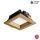 APLED - Foco de encastrar LED SQUARE WOODLINE LED/3W/230V 4000K 9x9 cm carvalho madeira maciça