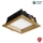APLED - Foco de encastrar LED SQUARE WOODLINE LED/6W/230V 3000K 12x12 cm carvalho madeira maciça