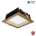 APLED - Foco de encastrar LED SQUARE WOODLINE LED/6W/230V 4000K 12x12 cm cinza madeira maciça