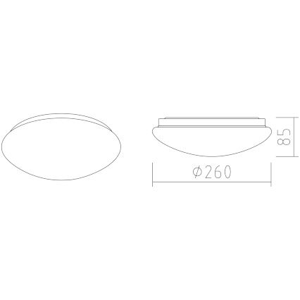 APLED - Iluminação de teto LED LENS P TRICOLOR LED/12W/230V IP41 2700 - 6500K 825lm