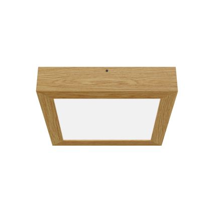 APLED - Iluminação de teto LED QUADRA LED/24W/230V carvalho