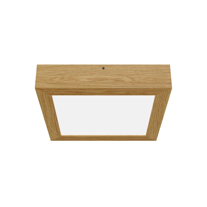 APLED - Iluminação de teto LED QUADRA LED/24W/230V carvalho