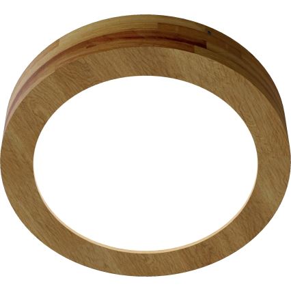 APLED - Iluminação de teto LED RONDO LED/24W/230V d. 30 cm madeira