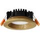 APLED - Foco de encastrar LED RONDO WOODLINE LED/3W/230V 3000K diâmetro 9 cm pinho madeira maciça