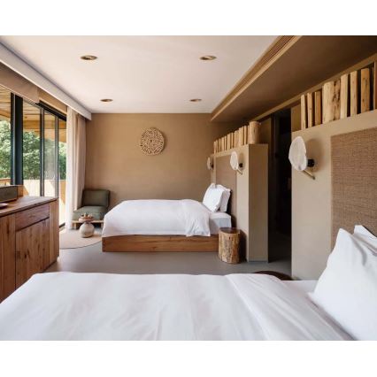 APLED - Foco de encastrar LED RONDO WOODLINE LED/3W/230V 4000K diâmetro 9 cm carvalho madeira maciça