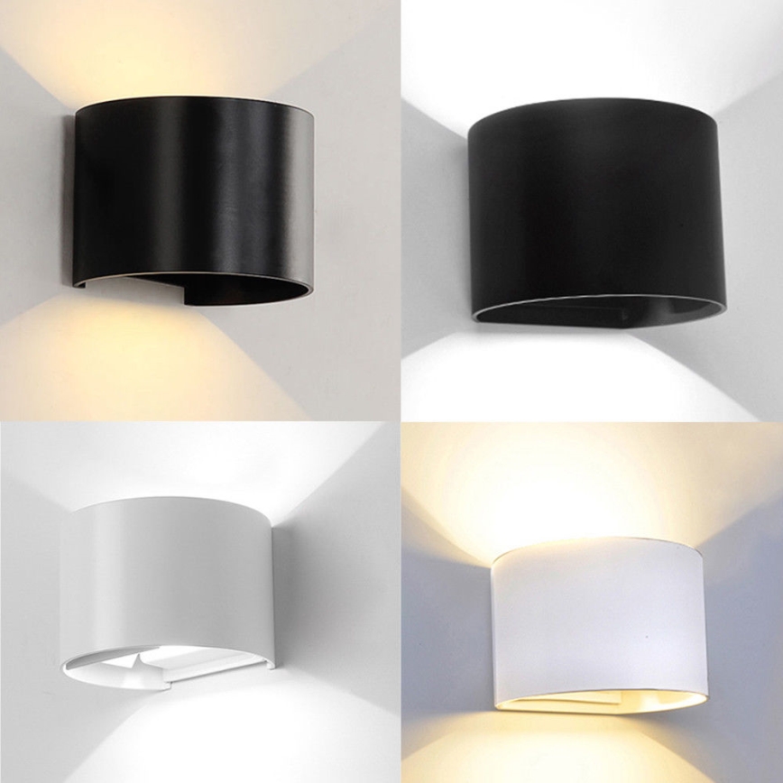 APLED - Luz de parede LED de exterior OVAL 2xLED/3W/230V IP65