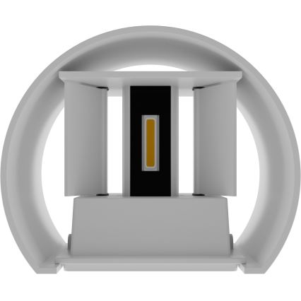 APLED - Luz de parede LED de exterior OVAL 2xLED/3W/230V IP65