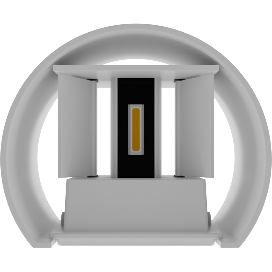 APLED - Luz de parede LED de exterior OVAL 2xLED/3W/230V IP65