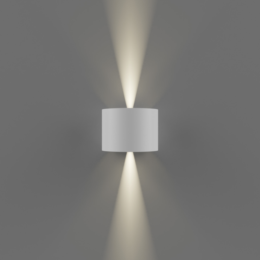 APLED - Luz de parede LED de exterior OVAL 2xLED/3W/230V IP65