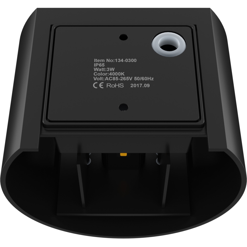 APLED - Luz de parede LED de exterior OVAL 2xLED/3W/230V IP65