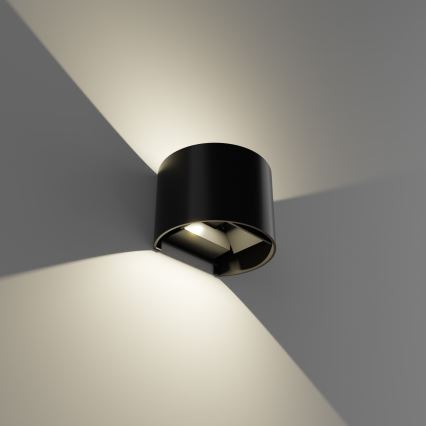 APLED - Luz de parede LED de exterior OVAL 2xLED/3W/230V IP65