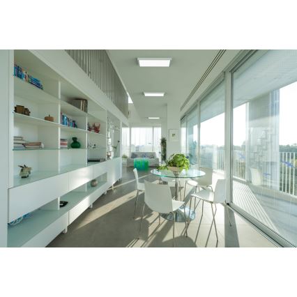 APLED - Painel montado à superfície LED QUADRA LED/40W/230V 4000K 60x60cm IP41