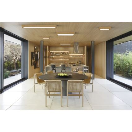 APLED - Painel montado à superfície LED QUADRA LED/40W/230V carvalho