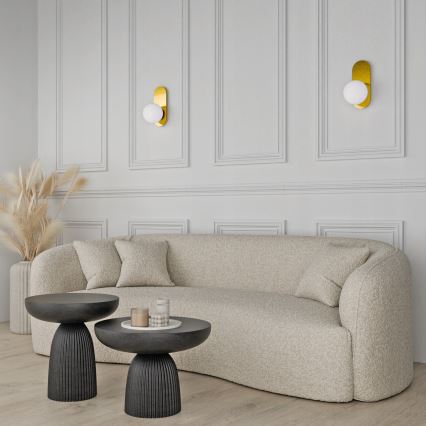 Aplique de parede 1xE27/40W/230V dourado/branco