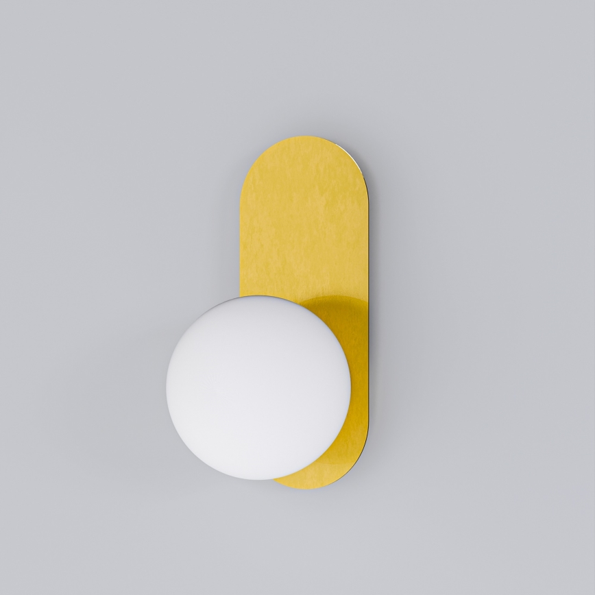 Aplique de parede 1xE27/40W/230V dourado/branco