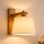 Aplique de parede AIDA 1xE27/15W/230V carvalho/creme