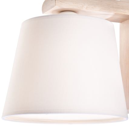 Aplique de parede AIDA 1xE27/60W/230V carvalho