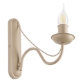 Aplique de parede ANTON 1xE14/60W/230V bege