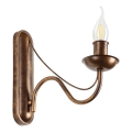 Aplique de parede ANTON 1xE14/60W/230V bronze