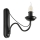 Aplique de parede ANTON 1xE14/60W/230V, preto