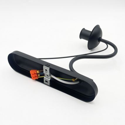 Aplique de parede ANTON 1xE14/60W/230V, preto