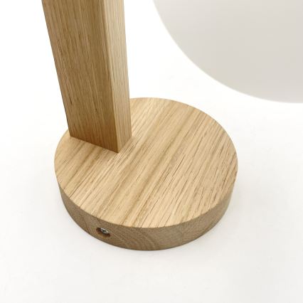 Aplique de parede ANTONIO 1xG9/5W/230V carvalho/branco