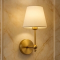 Aplique de parede ASPARAGUS 1xE27/40W/230V dourado/creme