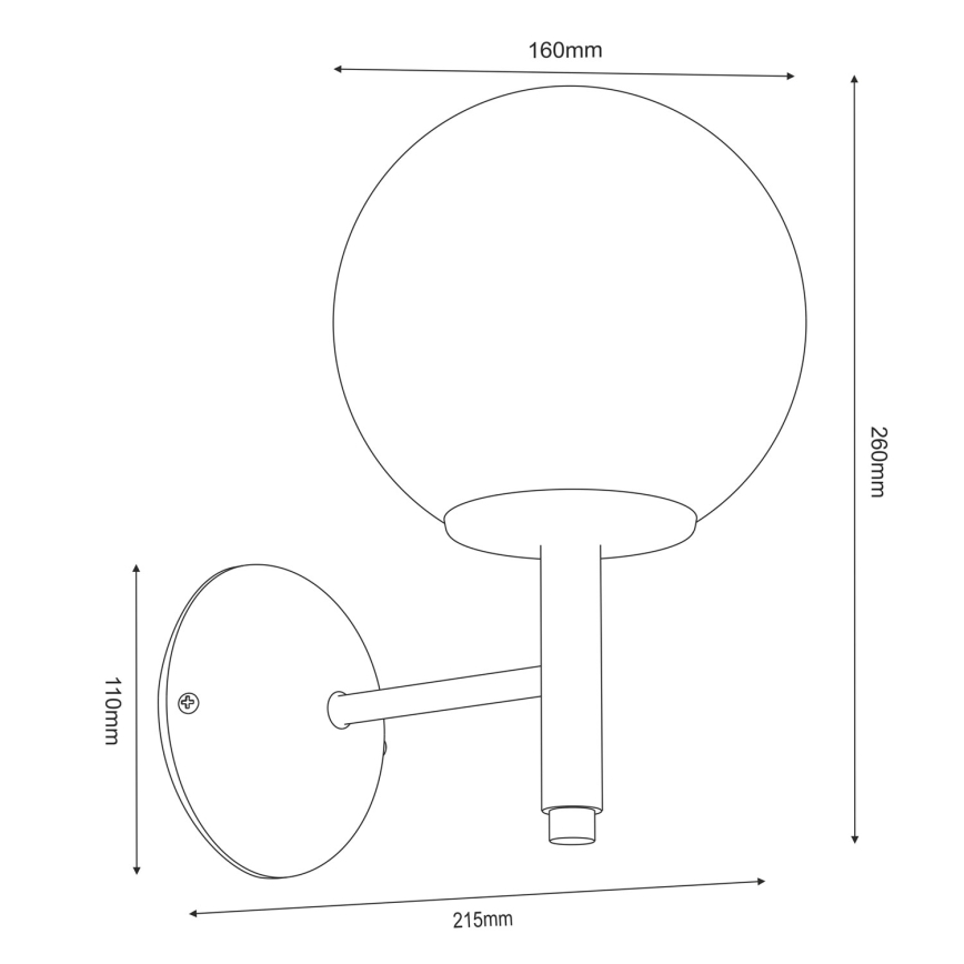 Aplique de parede AWINION 1xE27/15W/230V bege/dourado
