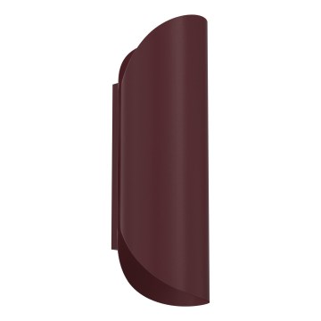 Aplique de parede BARBOS 2xG9/8W/230V bordô