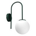Aplique de parede CAMBRIDGE 1xE14/15W/230V verde
