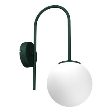 Aplique de parede CAMBRIDGE 1xE14/15W/230V verde