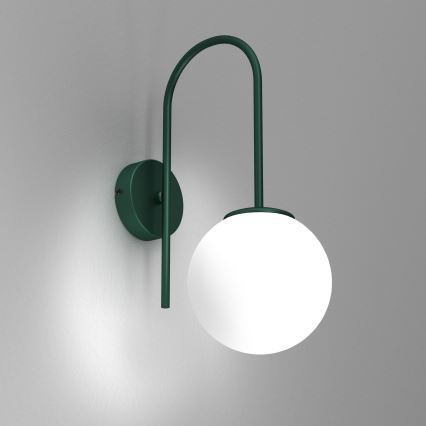 Aplique de parede CAMBRIDGE 1xE14/15W/230V verde