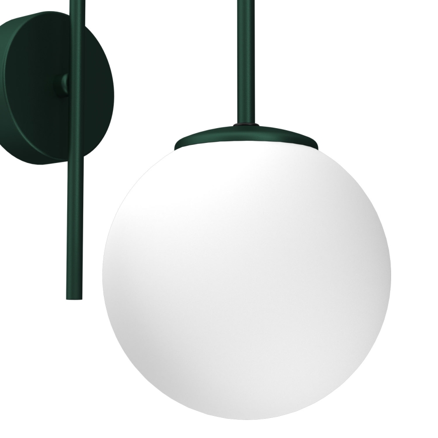 Aplique de parede CAMBRIDGE 1xE14/15W/230V verde