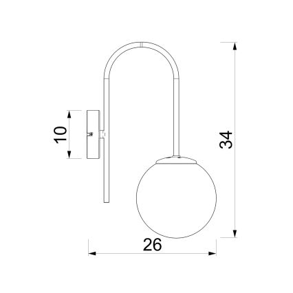 Aplique de parede CAMBRIDGE 1xE14/15W/230V verde
