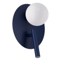 Aplique de parede com foco HOTEL MOOD 1xG9/12W/230V + 1xG9/3W azul