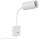 Aplique de parede com porta USB PUNTO 1xGU10/9W/230V branco