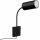 Aplique de parede com USB PUNTO 1xGU10/9W/230V preto