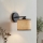 Aplique de parede ECO 1xE27/15W/230V bege/rattan