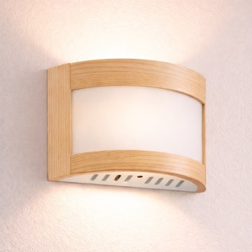 Aplique de parede ELODIE 1xE27/60W/230V faia