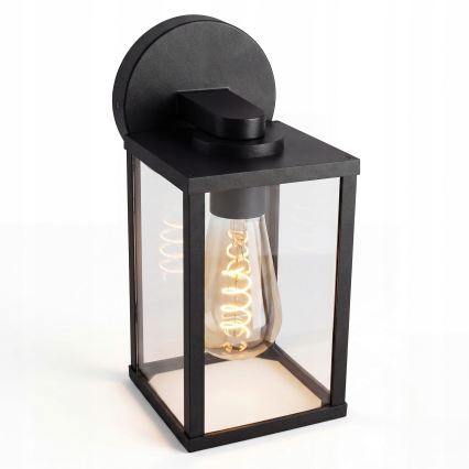 Aplique de parede exterior 1xE27/25W/230V IP54 preto
