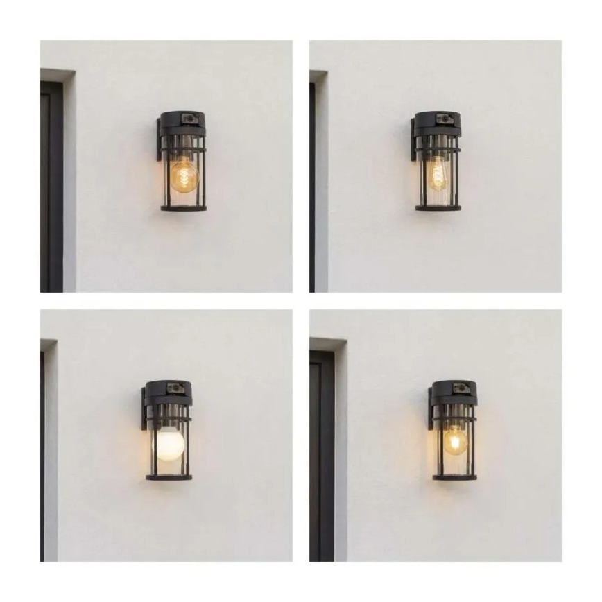 Aplique de parede exterior com câmara GOSMART 1xE27/15W/230V Wi-Fi IP44