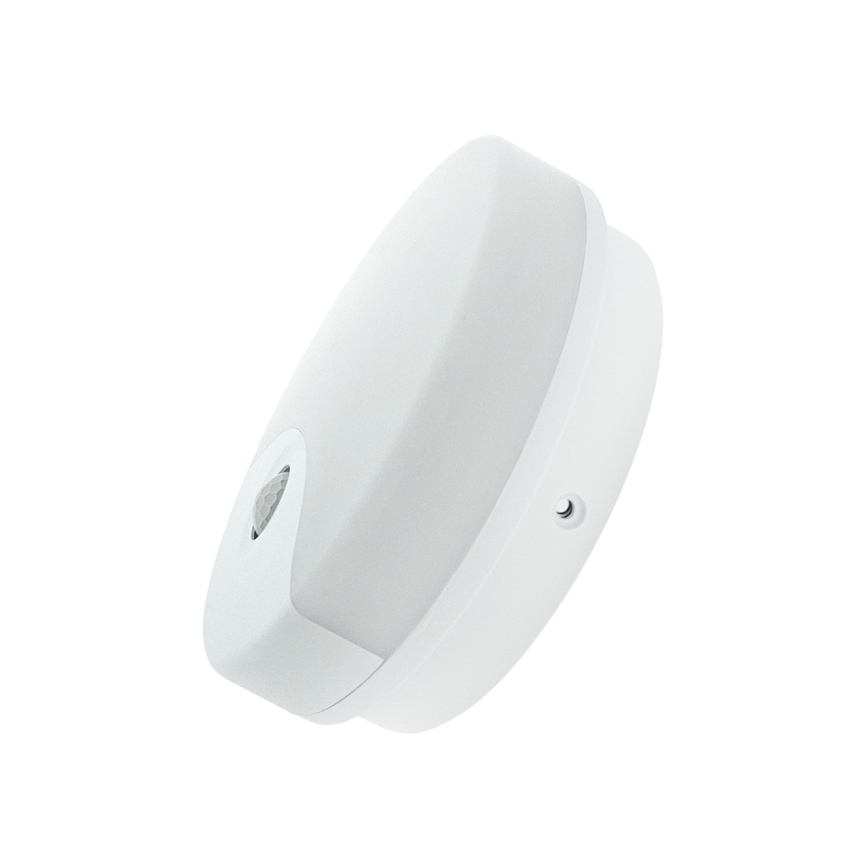 Aplique de parede exterior com LED e sensor de movimento, 18W/230V, IP44, branco
