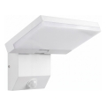 Aplique de parede exterior com sensor de movimento, LED/18W/230V, IP44, branco