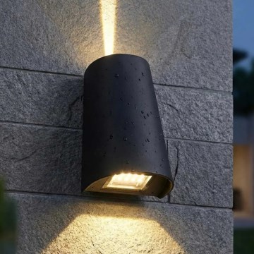 Aplique de parede exterior LED/11W/230V IP65 preto